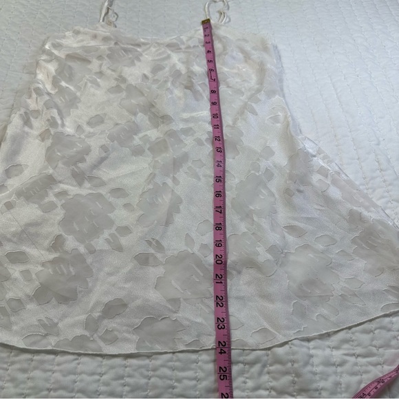 Victoria's Secret VTG 80s/90s Gold Label Slip Dress Lingerie Lace Bow Coquette - Picture 4 of 16